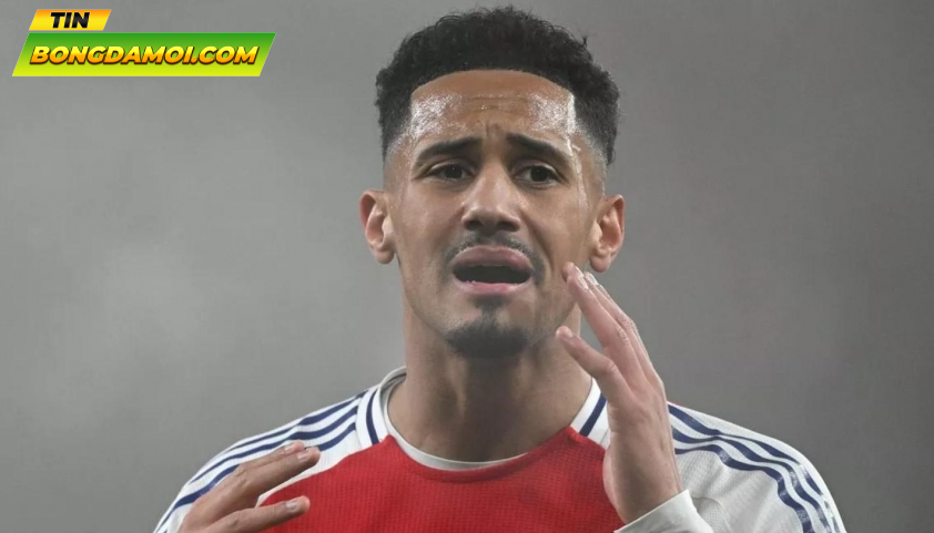 Arsenal nhận tin gây sốc từ William Saliba