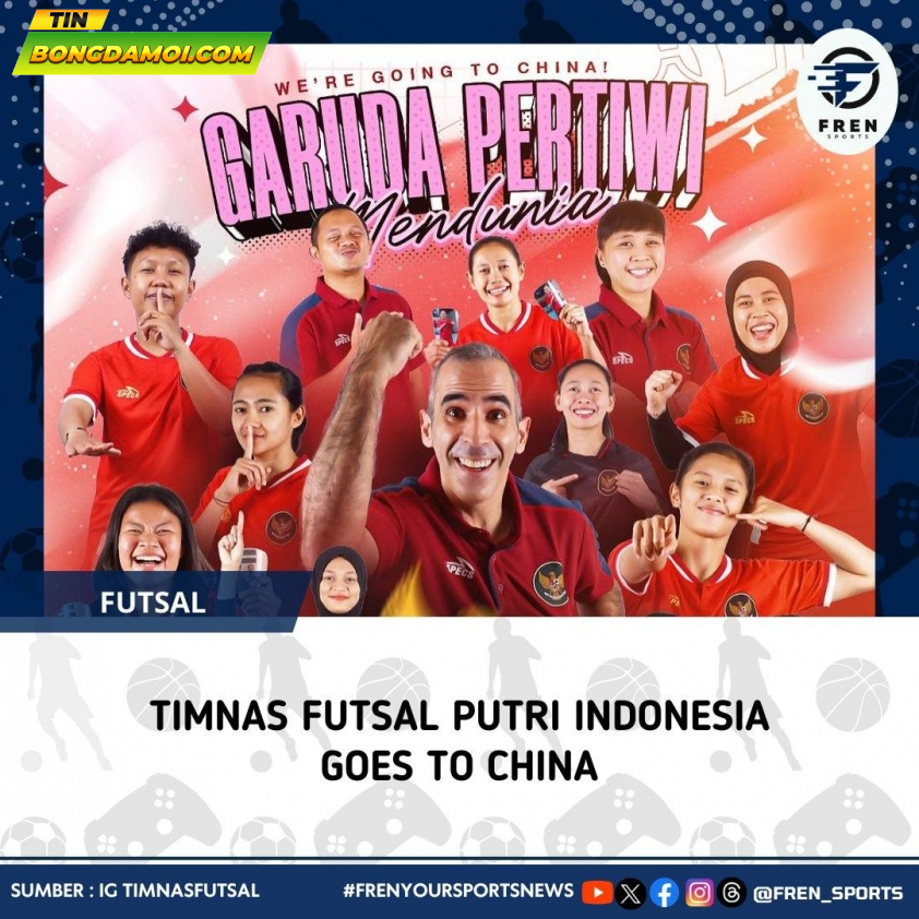 HLV Luis Estrela đặt mục tiêu cùng Indonesia giành vé dự VCK futsal nữ World Cup (Ảnh: Fren Sports)