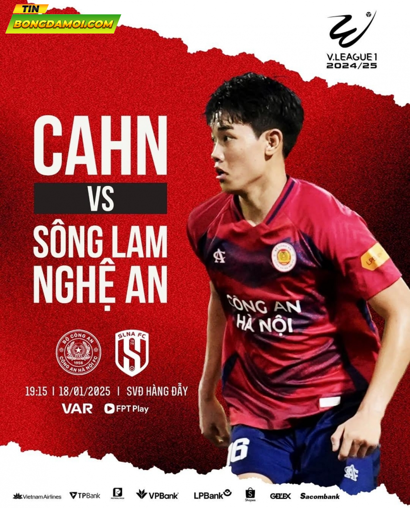 Trực tiếp CAHN vs SLNA, 19h15 hôm nay 18/1