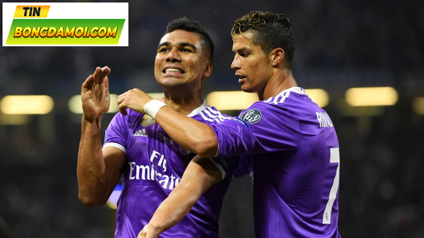 Casemiro có thể thi đấu cùng Ronaldo tại Al Nassr (Ảnh: Getty).