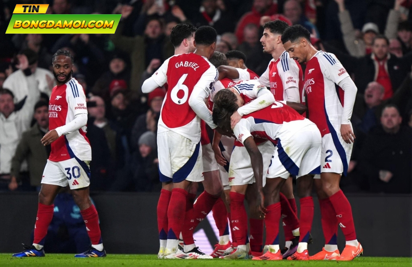 Arsenal giành chiến thắng vất vả trước Tottenham. Ảnh: Getty