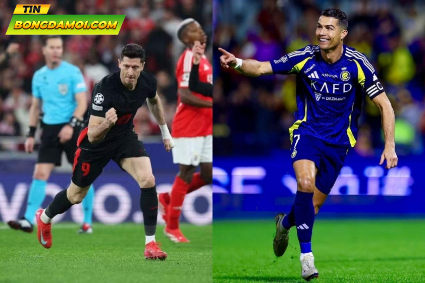 Lewandowski Tái Lập Kỷ Lục Của Ronaldo Trong Lịch Sử Champions League