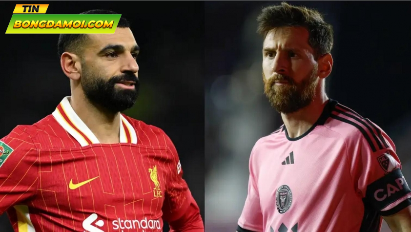 Salah có thể là đồng đội của Messi tại Inter Miami (Ảnh: Getty).