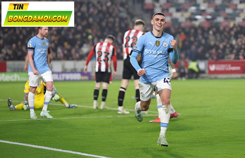 Foden lập cú đúp những Man City vẫn mất điểm thất vọng (Ảnh: Getty).